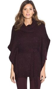 White House Black Market Marled Knit Poncho Size S